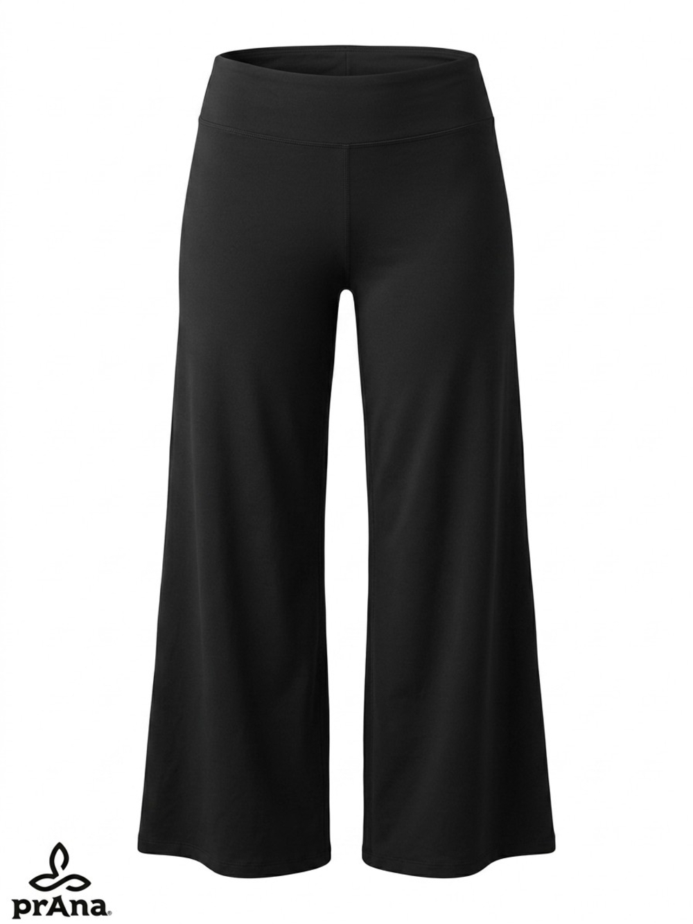 prAna Pillar Wide Leg Pants Yoga Workout Lounge Recycled Stretch Black Women XL